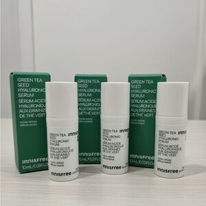 Innisfree Green Tea Hyaluronic Acid Serum Set of 3 - .33 Oz Each